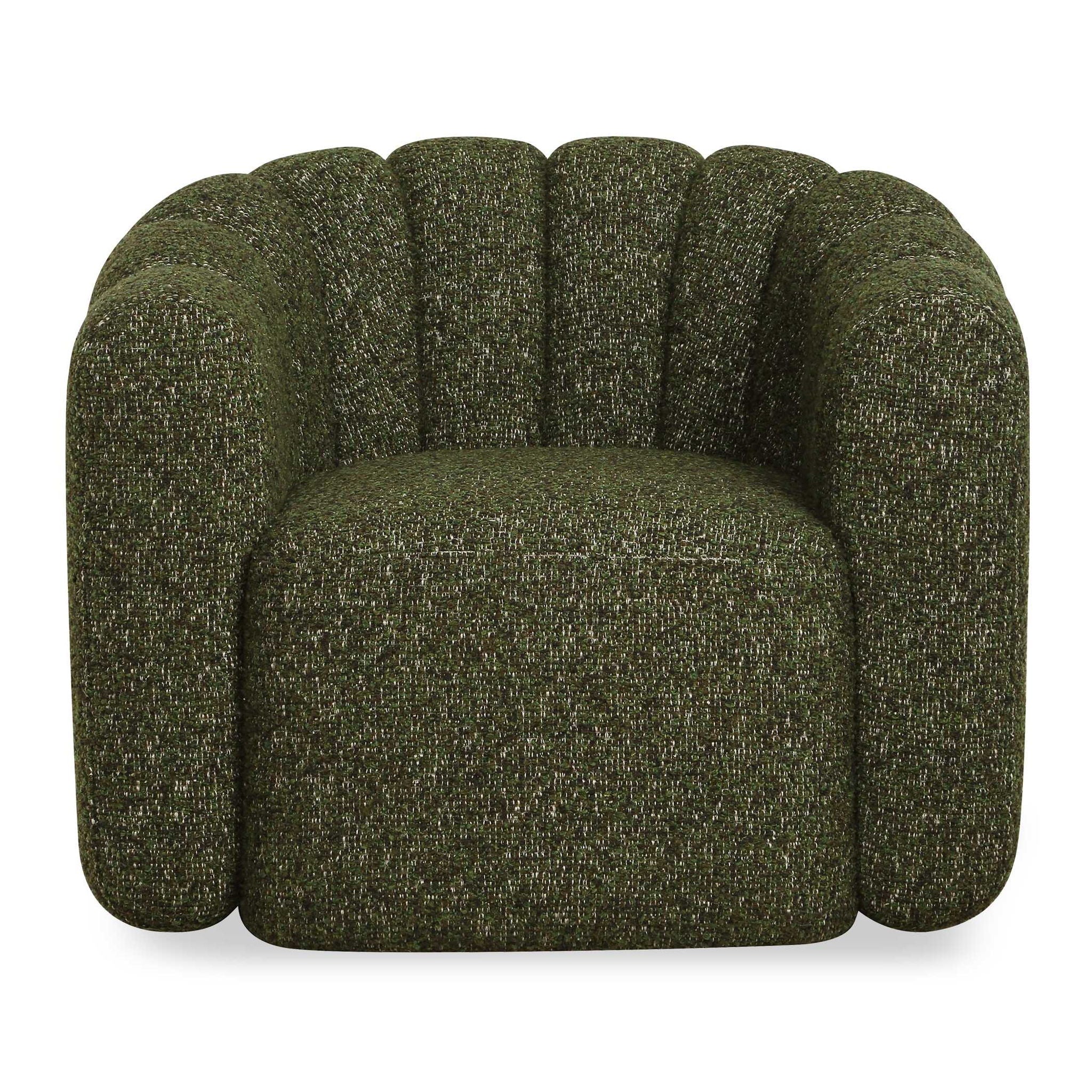 Lenoir - Upholstered Swivel Chair - Green