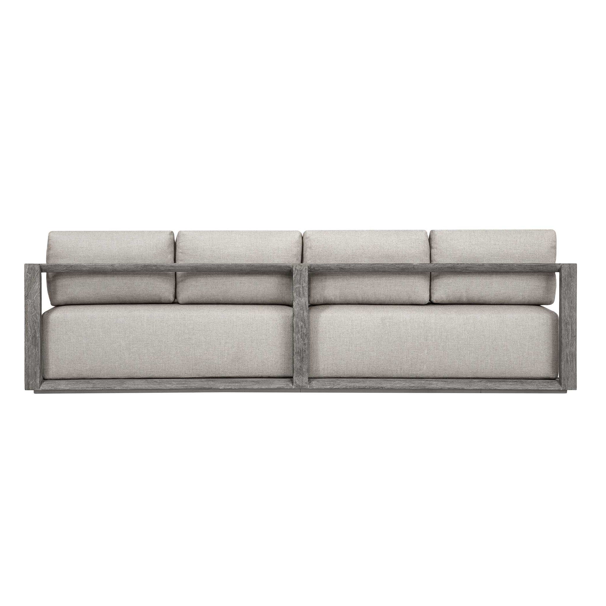 Remsen - Outdoor Large Sofa - Weathered Gray / Dove