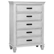 Lockeford - 5 Drawer Chest - White