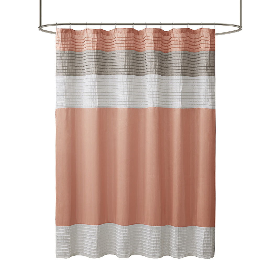 Amherst - Shower Curtain - Coral