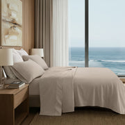 Elina Supima - 4 Piece King Sheet Set - Linen