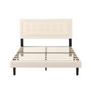 Upholstered Platform Bed With Slats