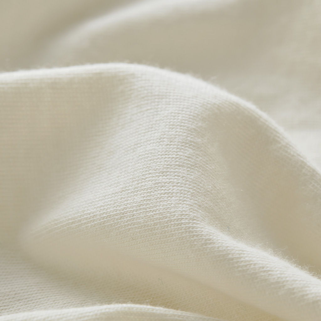 Blend Jersey Knit - 3 Piece Twin Long All Season Sheet Set - Cream