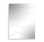 Fracture - Segmented Panel Mirror - Gold