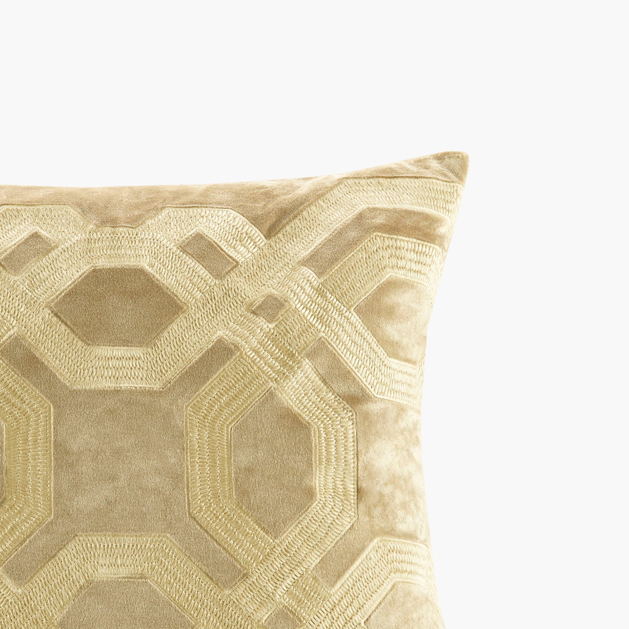 Biron - Square Decor Pillow - Gold