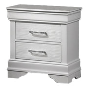 Nightstand With Drawers - White