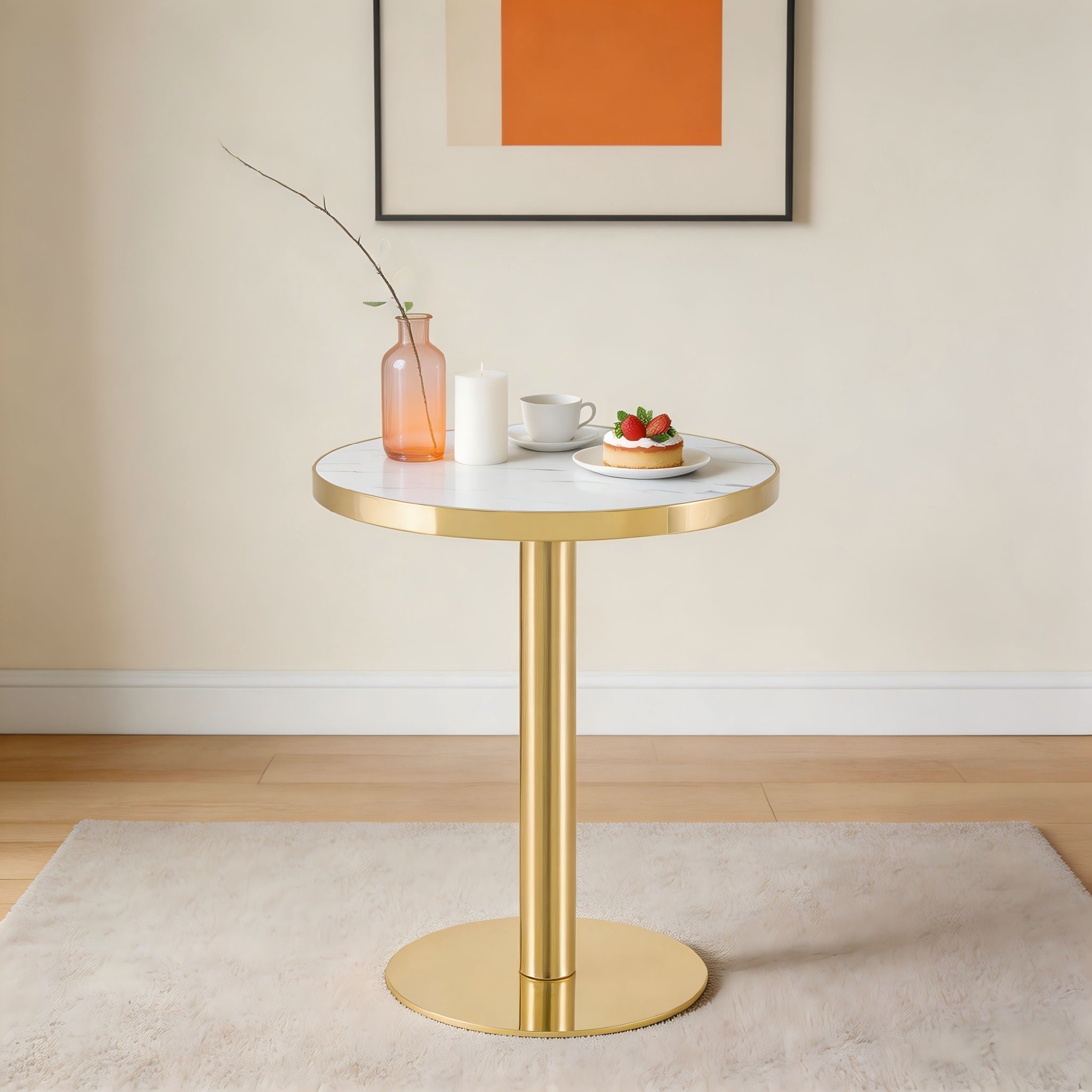 Modern Round Bistro Table