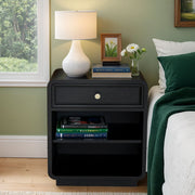 Deco - Nightstand - Black Satin