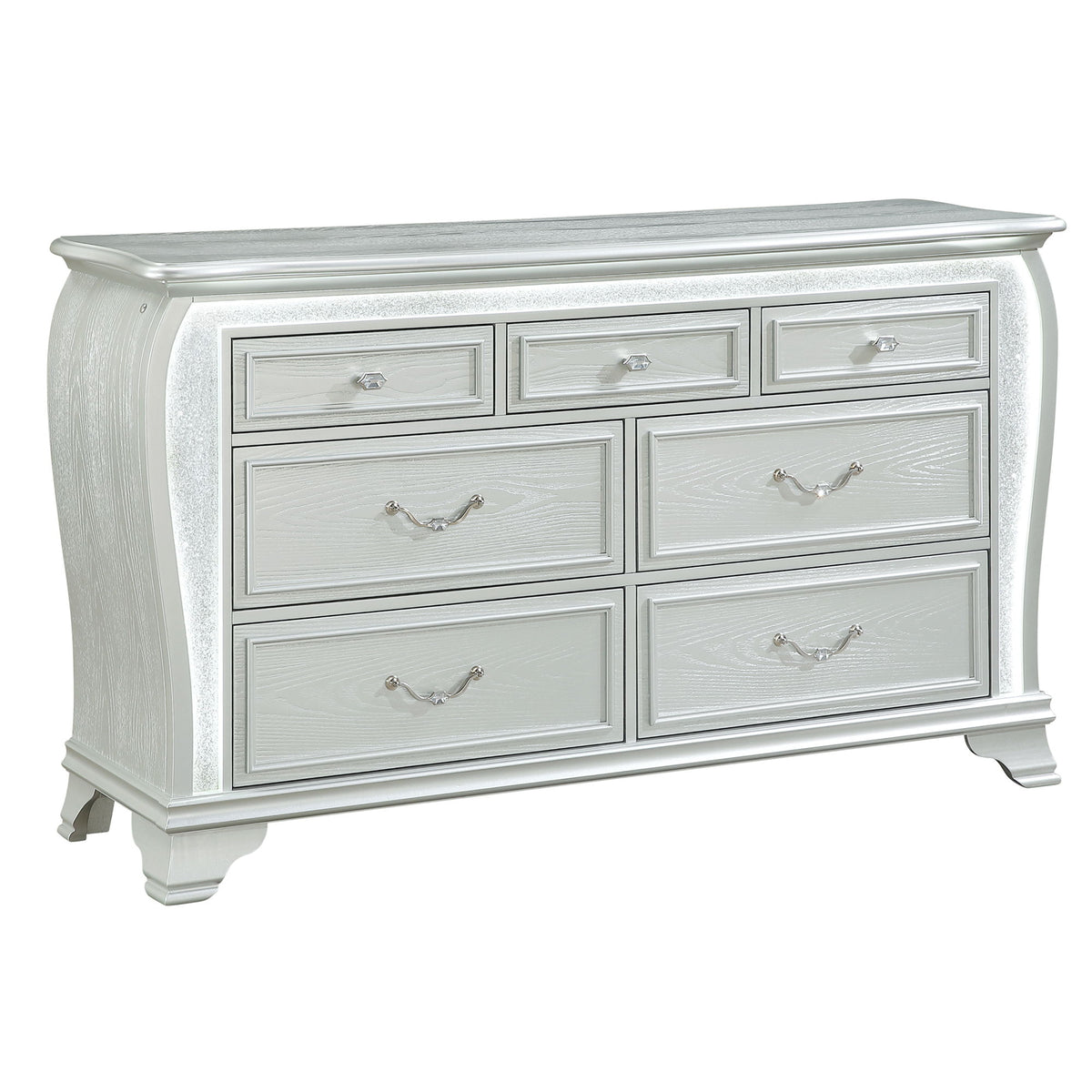 Aurelia - Dresser With LED Lighting - Silver