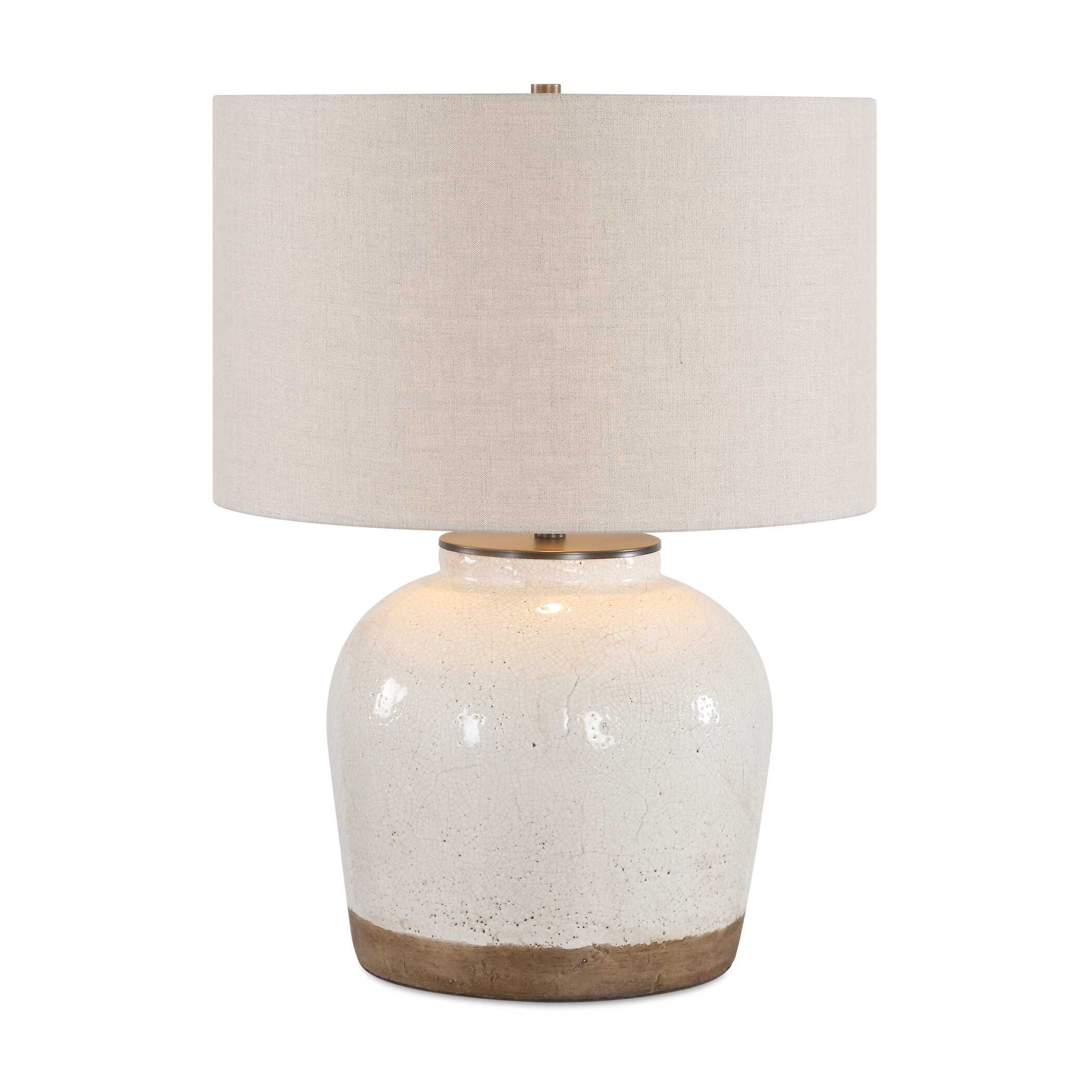 Jarret - Glaze Table Lamp - White
