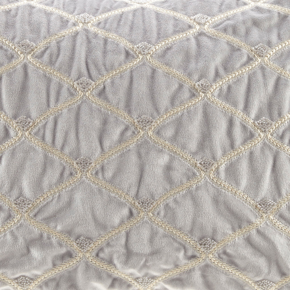 Aumont - Oblong Decor Pillow - Silver