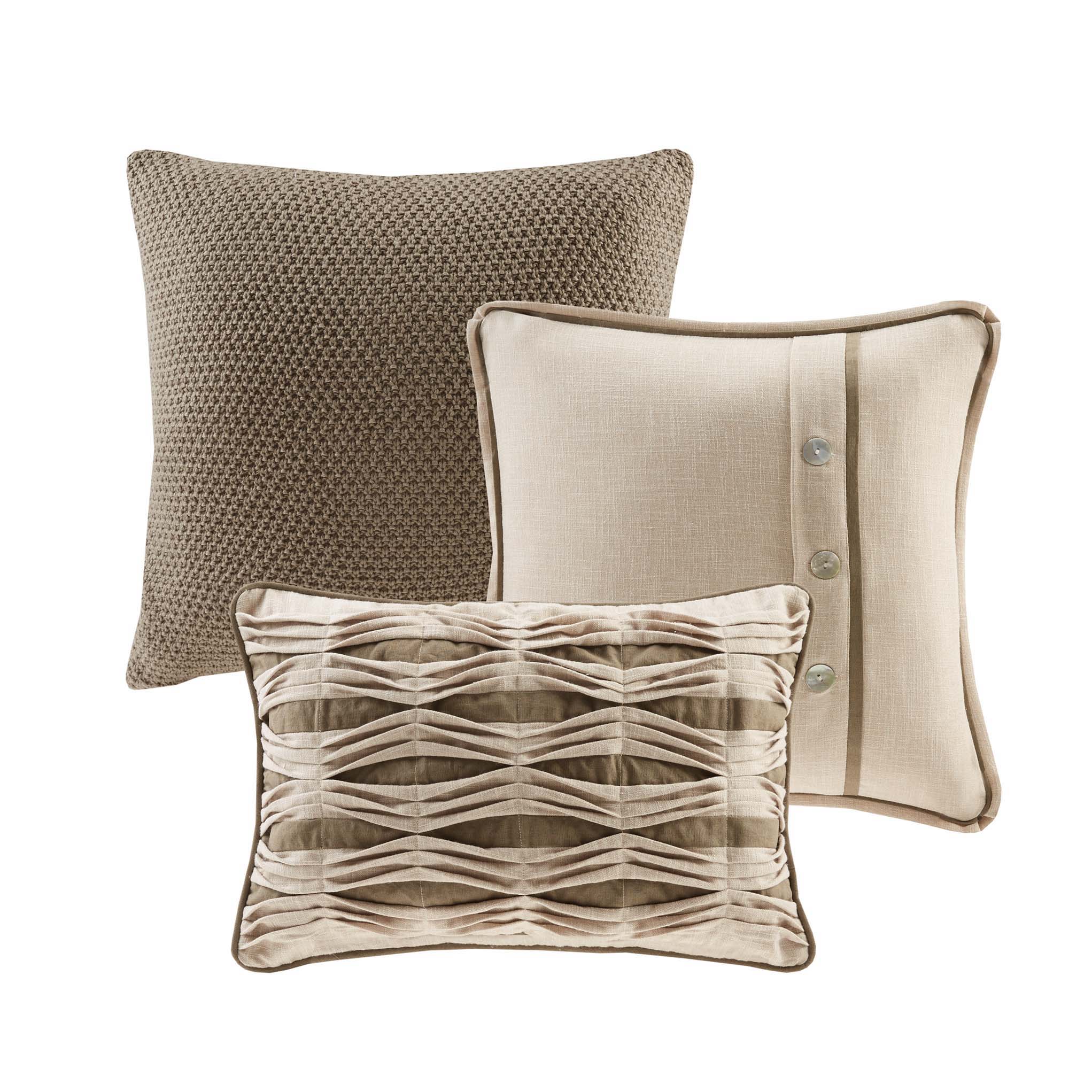 Chateau - King Comforter Set - Linen