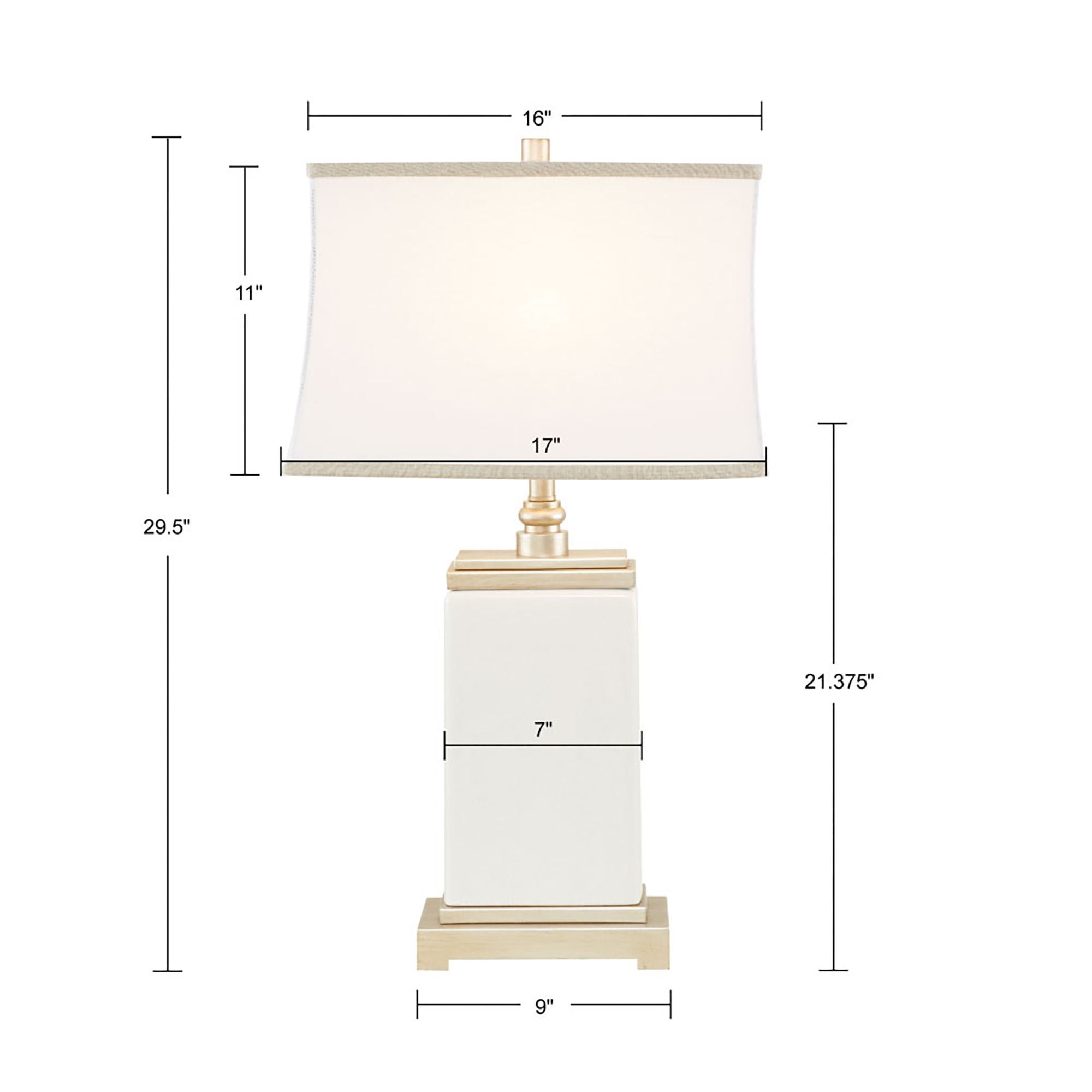 Colette - Table Lamp - Ivory