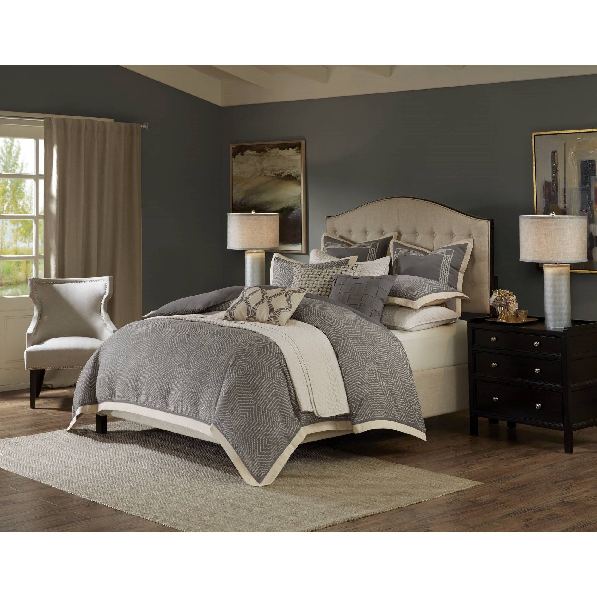 Shades of Gray - King Comforter Set - Gray