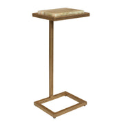 Gamora - Marble Drink Table - Gold / Green