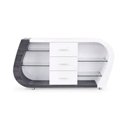 Anne - Buffet - White / Gray