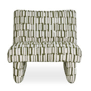 Willa - Accent Chair - Green / White