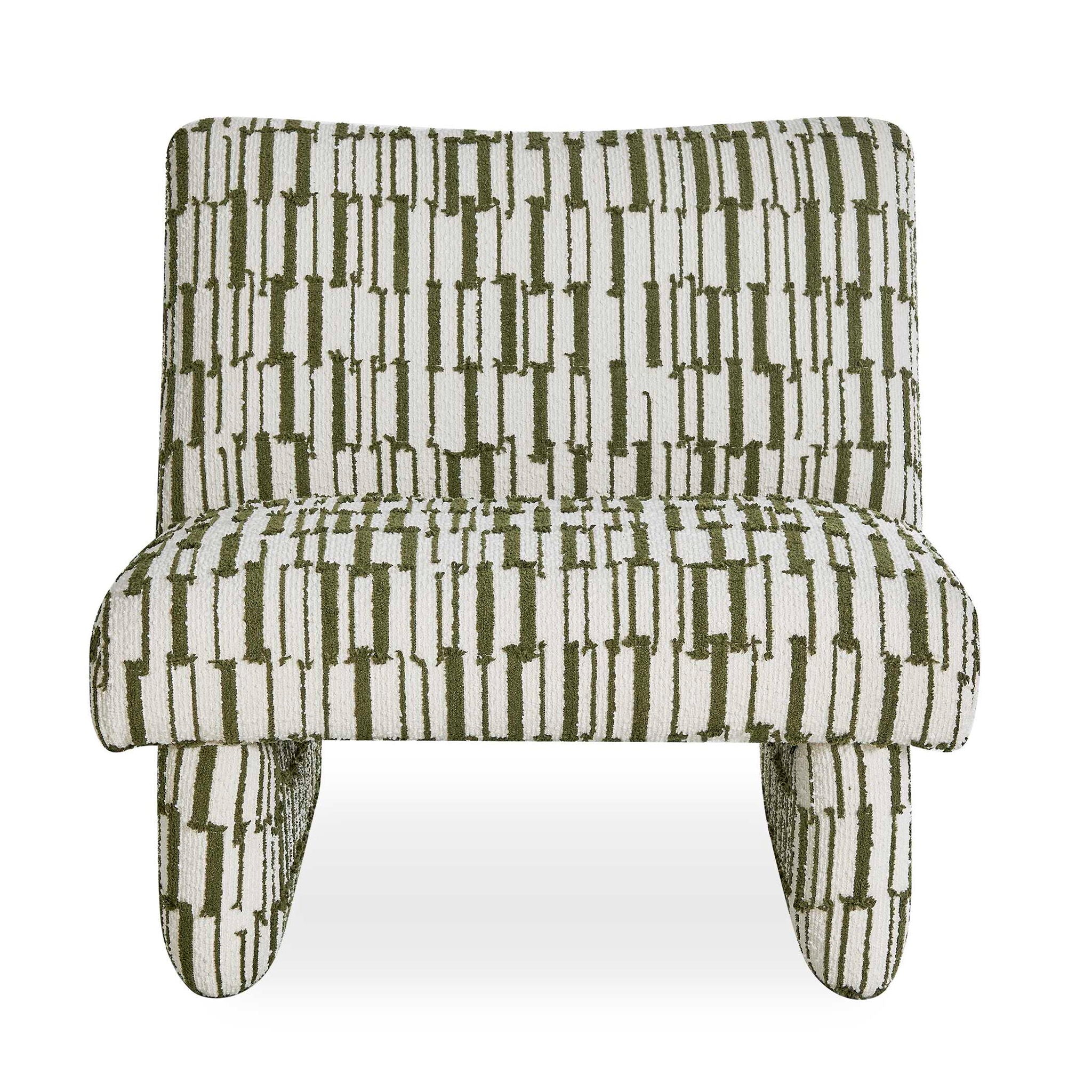Willa - Accent Chair - Green / White