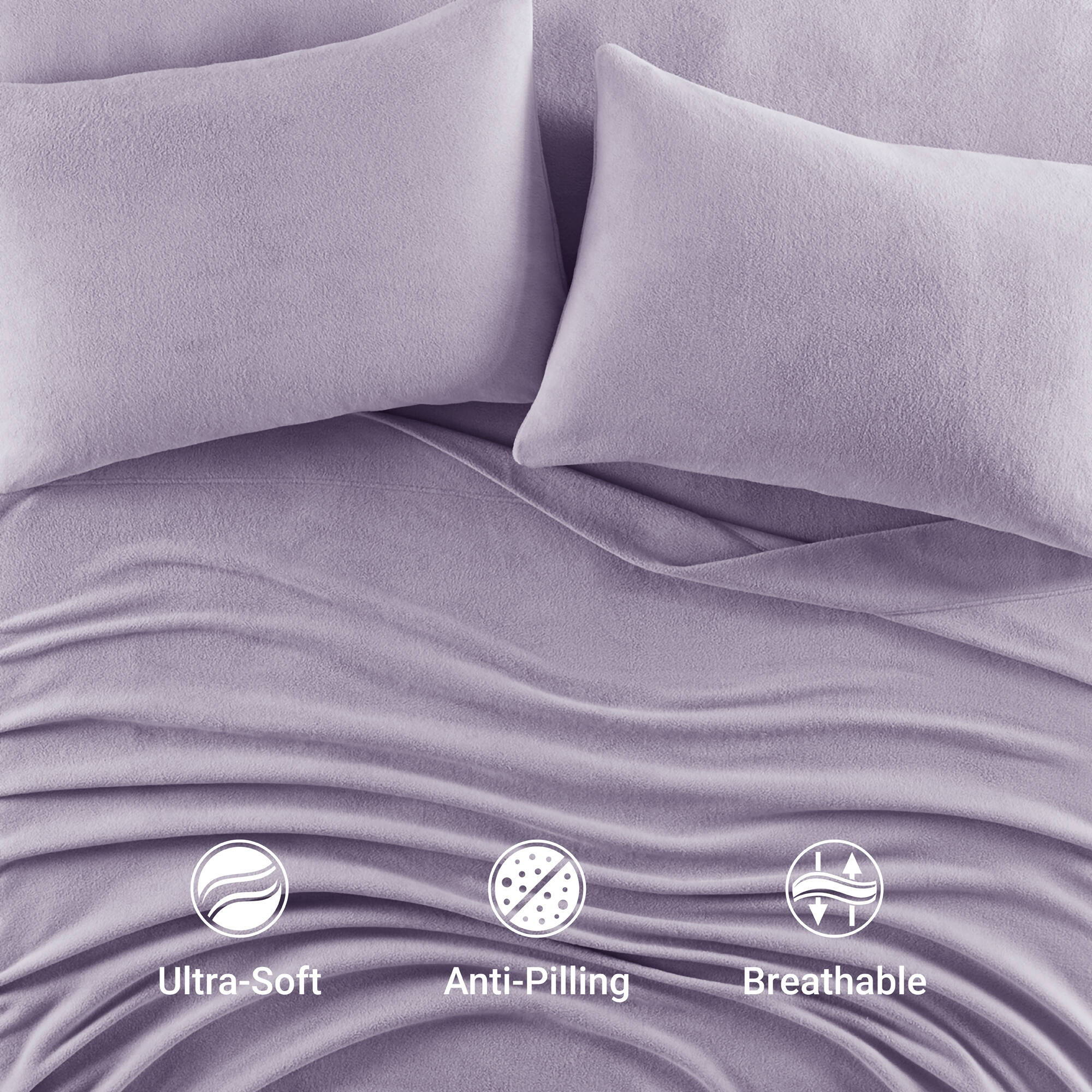 Micro Fleece - Sheet Set - Lavender