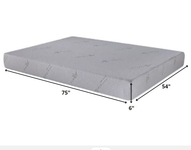 54" Full Double Memory Foam Foam Mattress