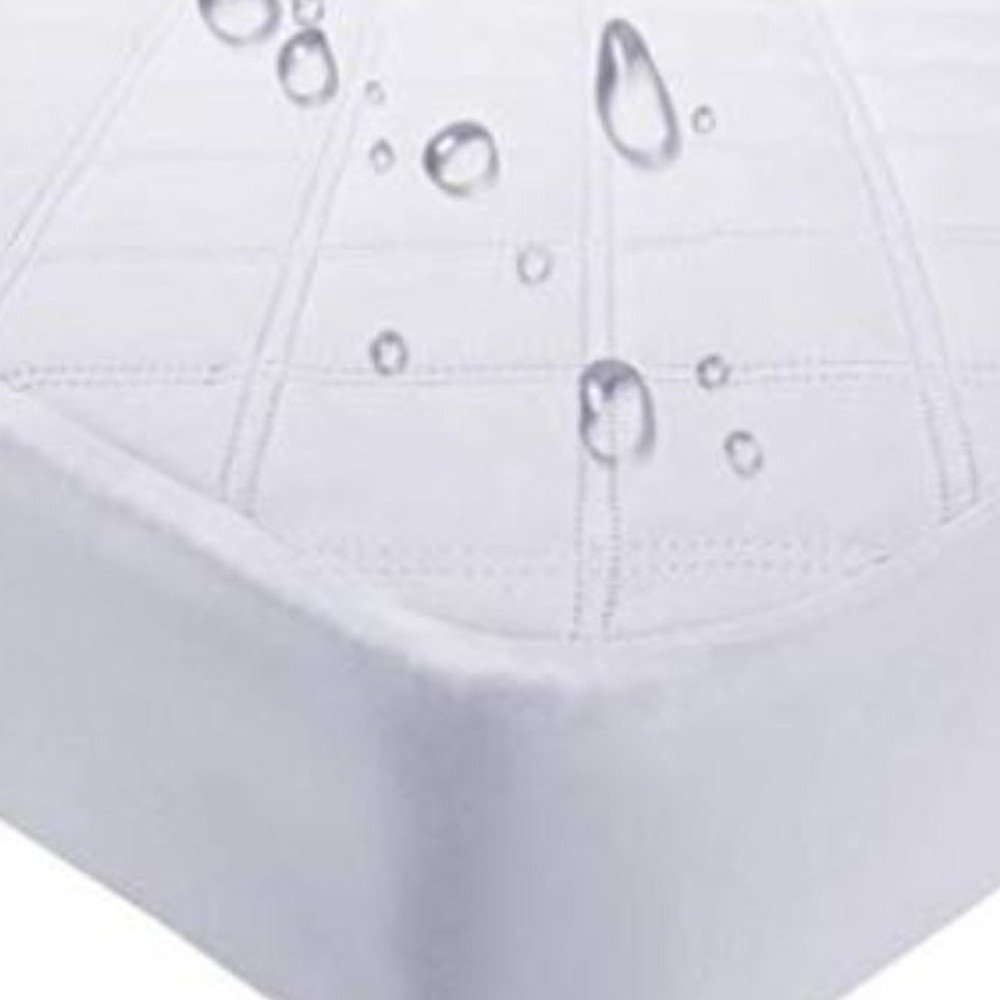 9" Waterproof Bamboo Terry Crib Mattress Pad Liner Mattress Cover Only.