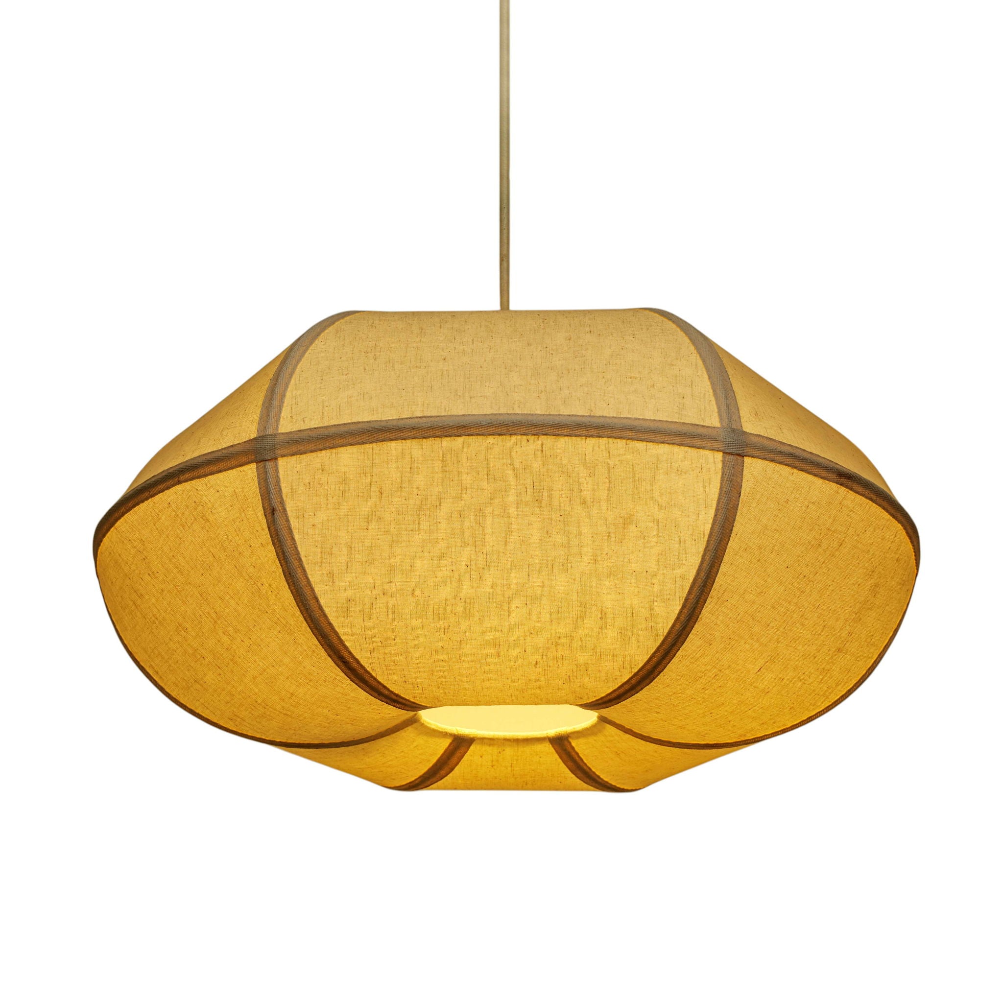 Josephine - Oblong Pendant Lamp - White