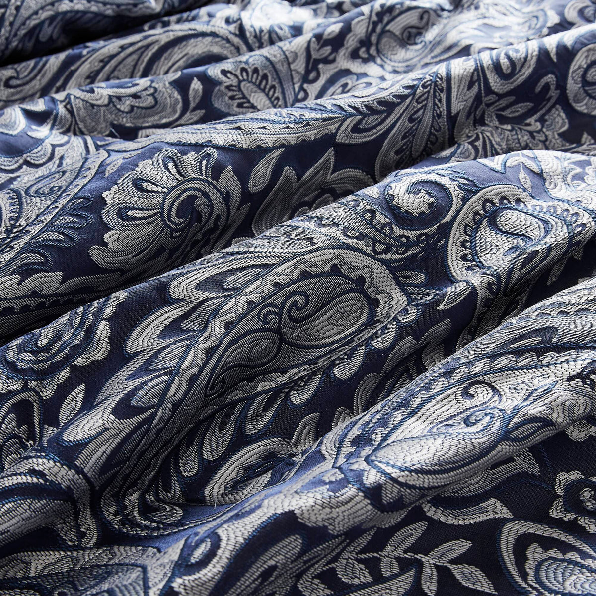 Aubrey - Queen 12 Piece Complete Bed Set - Navy