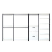 Fiona - Freestanding 4 Tower Walk-In Closet System - White