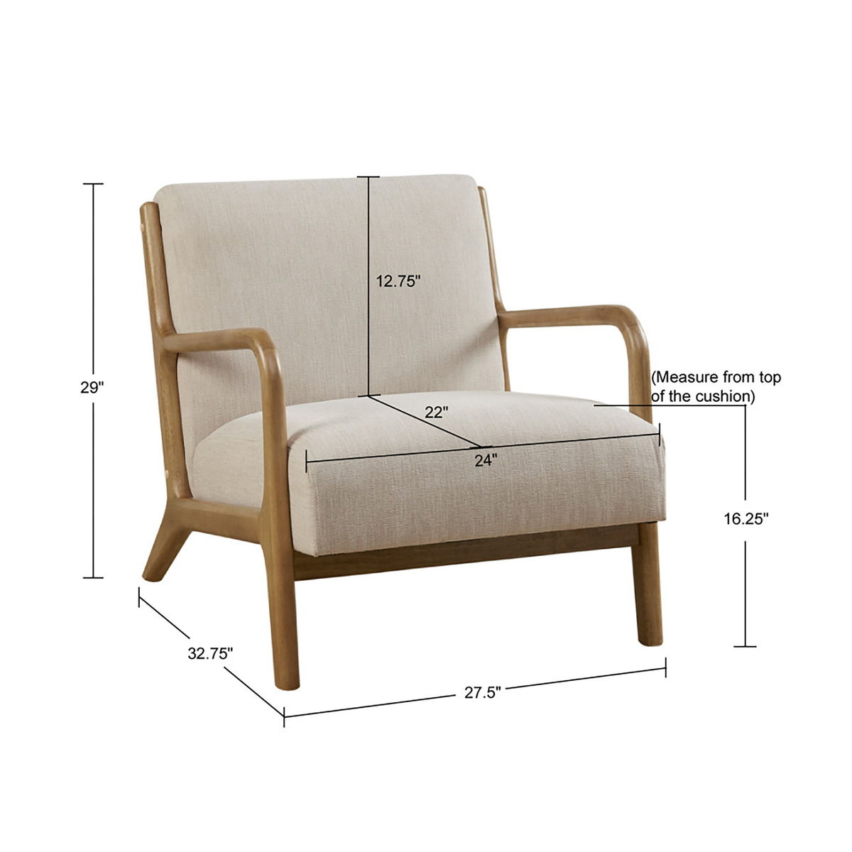 Novak - Lounge Chair - Cream