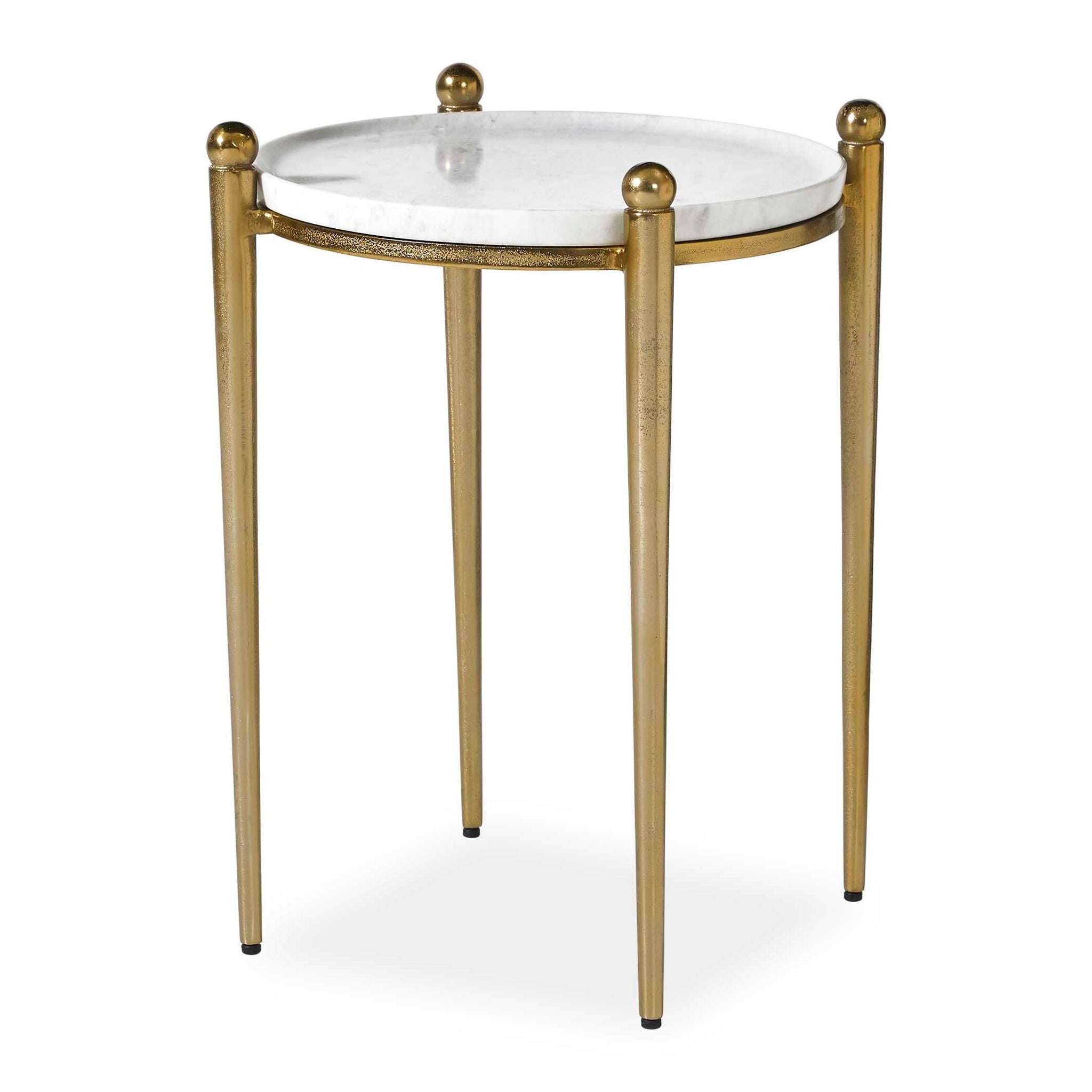 Nahunta - Accent Table - Antique Brass