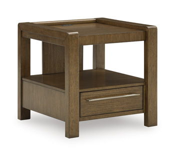 Marxmore - Square End Table - Brown