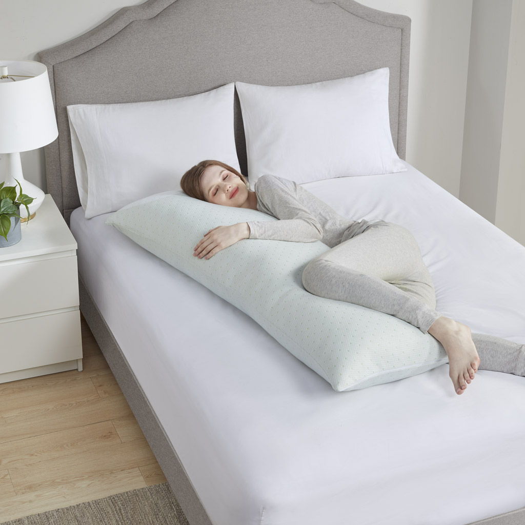 Rayon From Shredded Memory Foam Pillow - Ivory