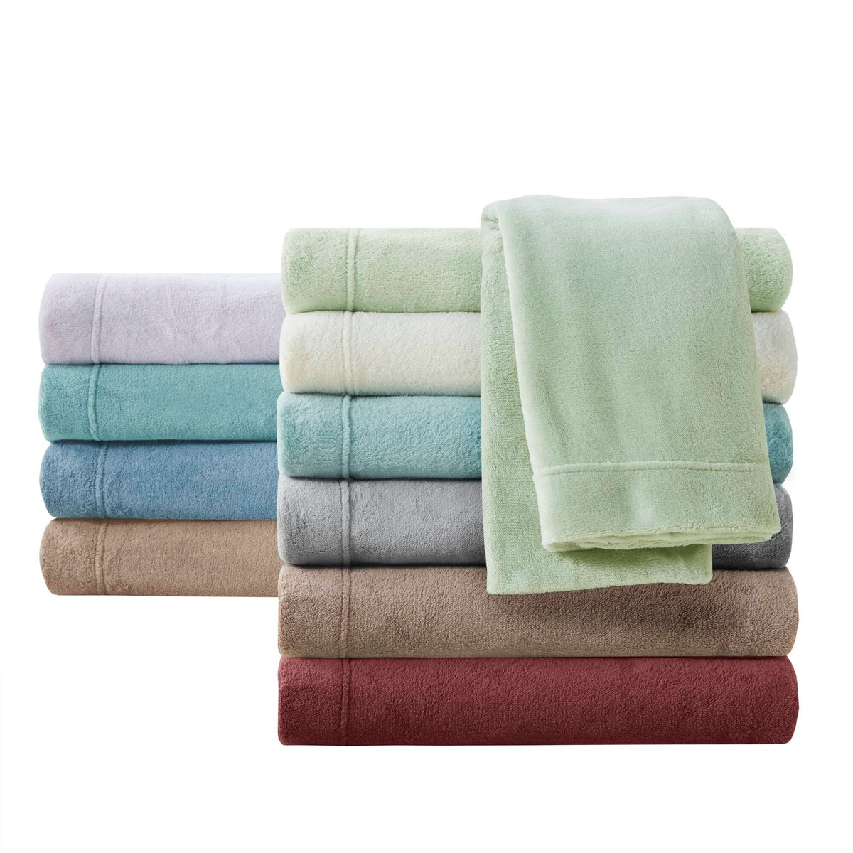 Soloft Plush - Queen Sheet Set - Blue