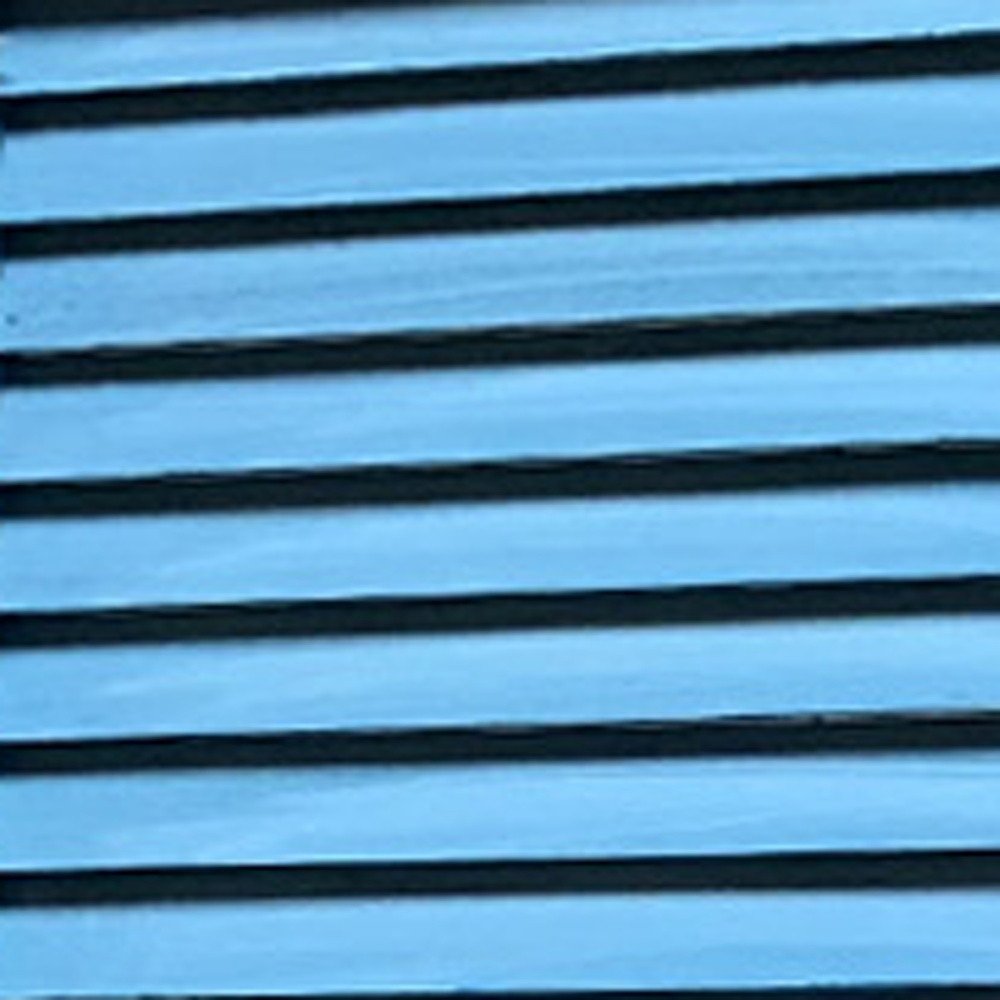 67" Blue Wood Folding Three Panel Screen Room Divider