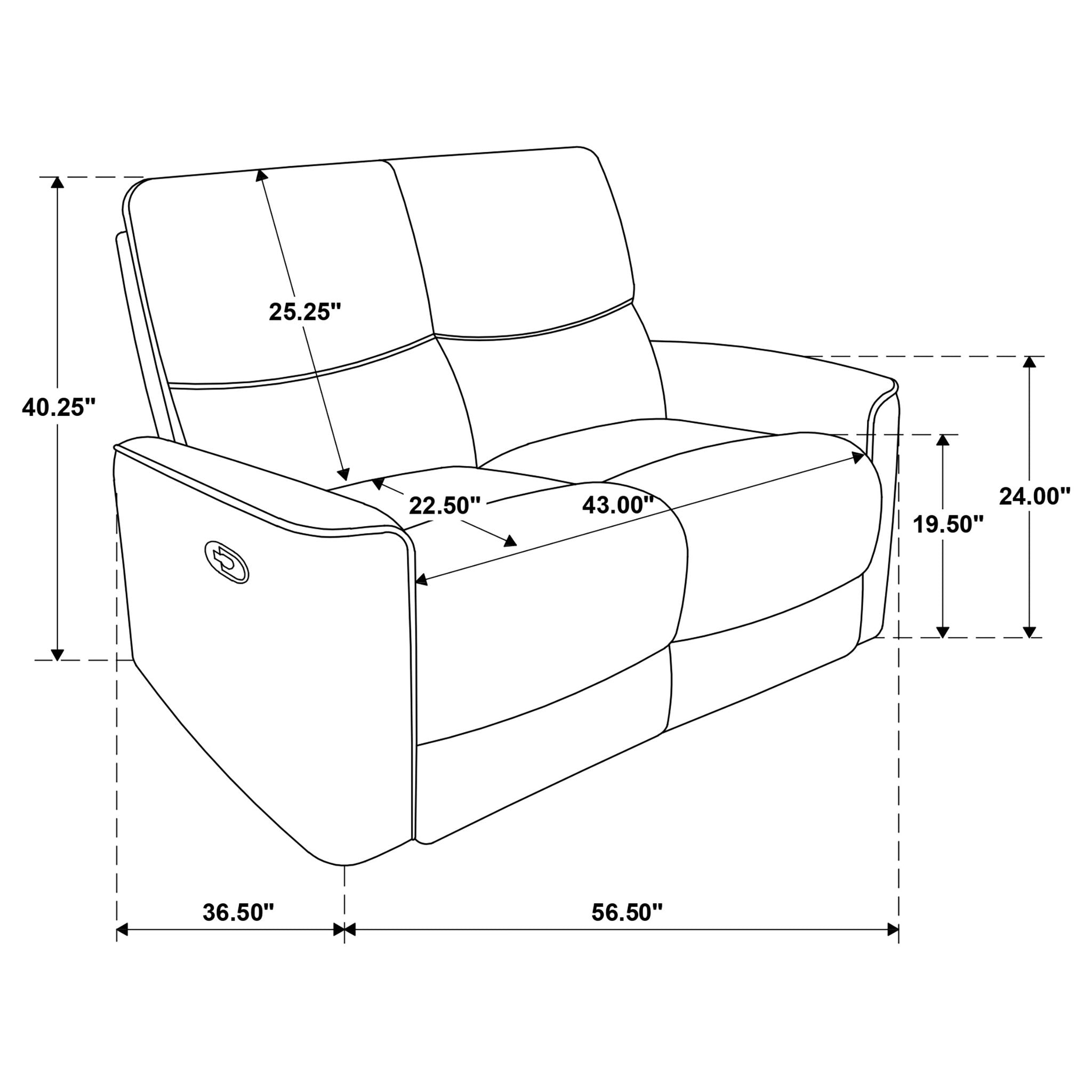 Trask - Reclining Loveseat