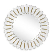 Miran - Glass Round Mirror - White