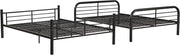 Gunmetal Full Over Full Metal Bunk Bed