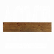 60" Brown Solid Wood Floor Shelf Console Table