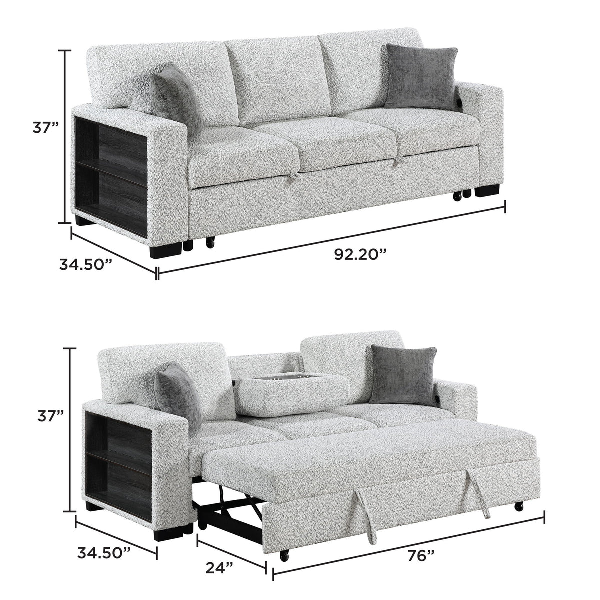 Prato - Living Room Set With Storage