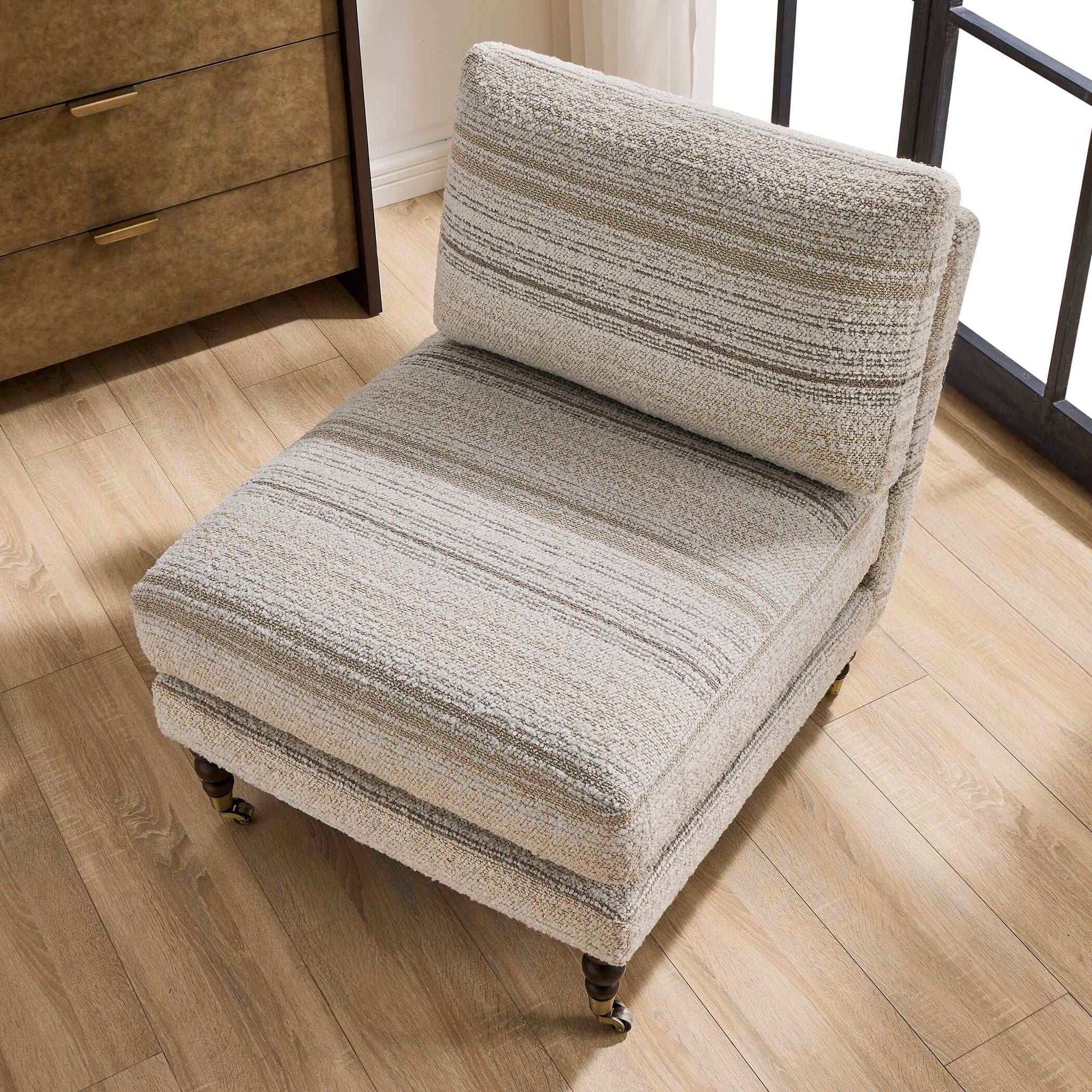 Chatsworth - Modern Slipper Chair - White