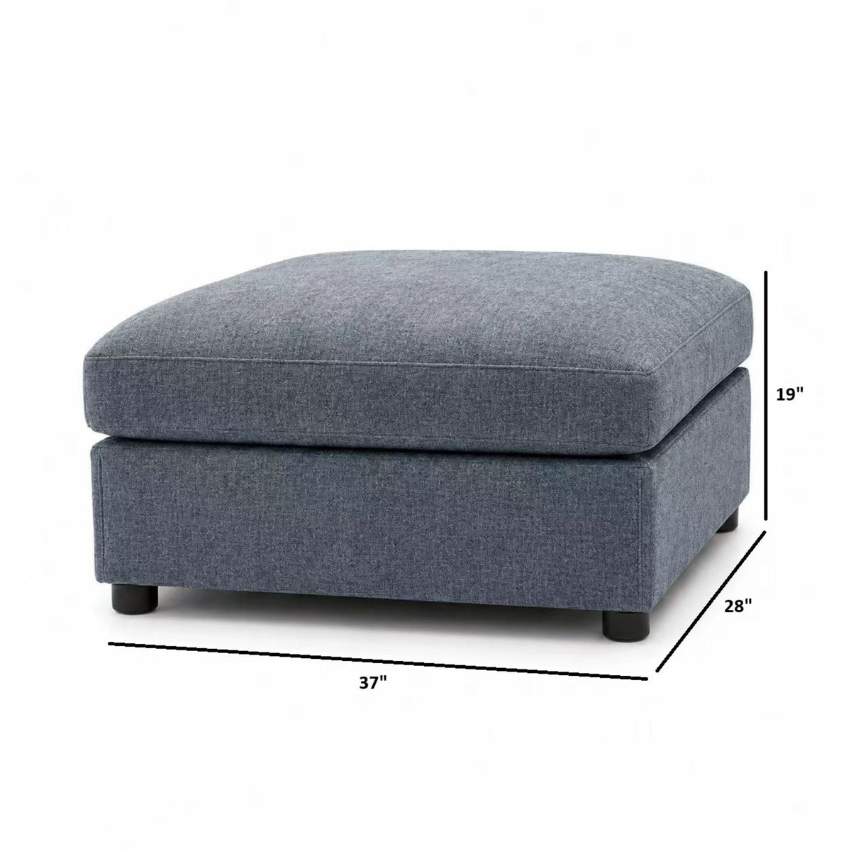 Ottoman With Durable Upholstery For Versatile Use