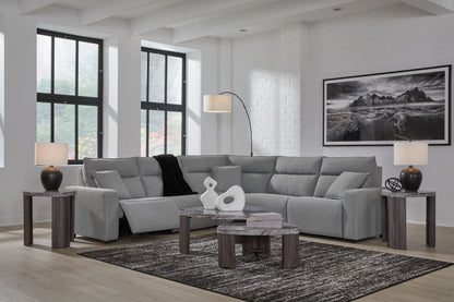 Modmax II - Reclining Sectional - Salt And Pepper