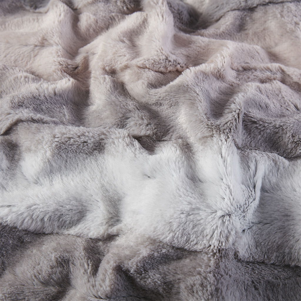 Zuri - Oversized Throw - Blush / Gray