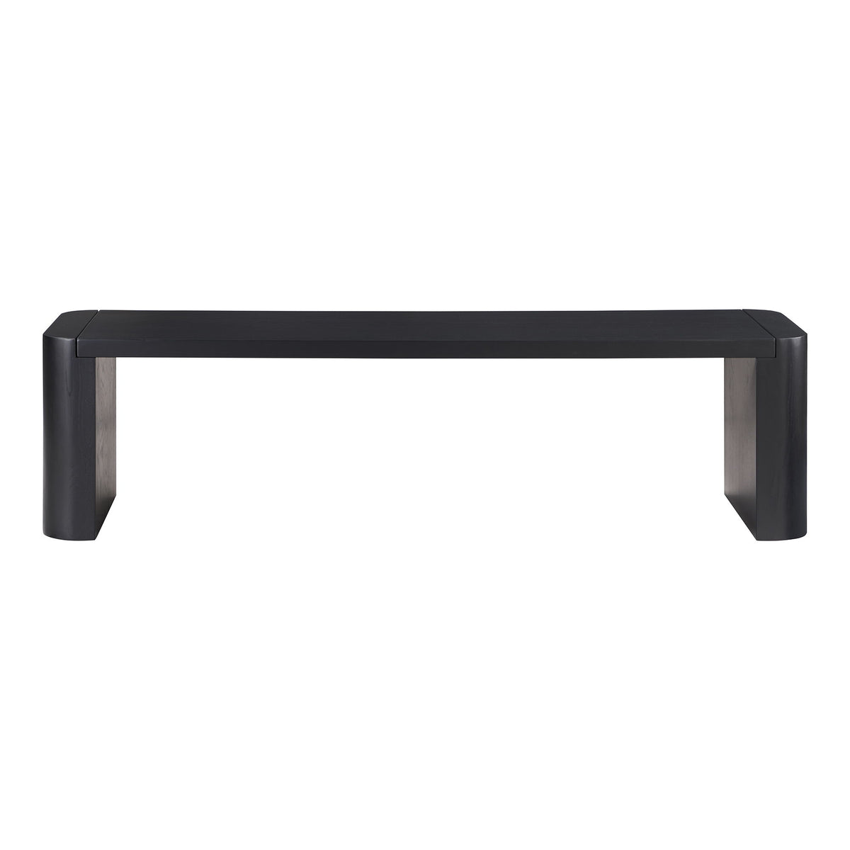 Post - Small Dining Bench - Black Oak