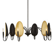Warwick - 6 Light Chandelier - Matte Black
