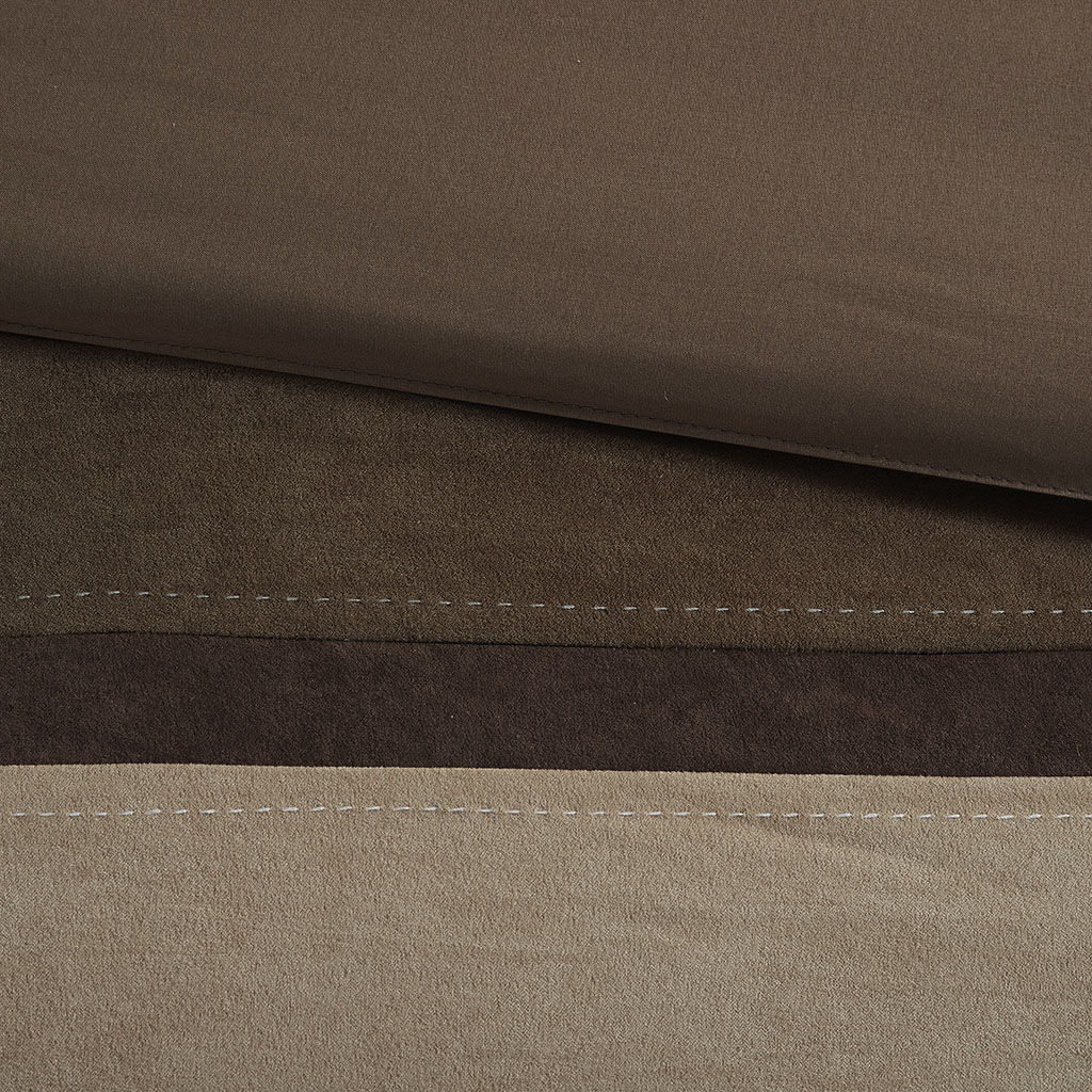 Palisades - California King 7 Piece Comforter Set - Brown
