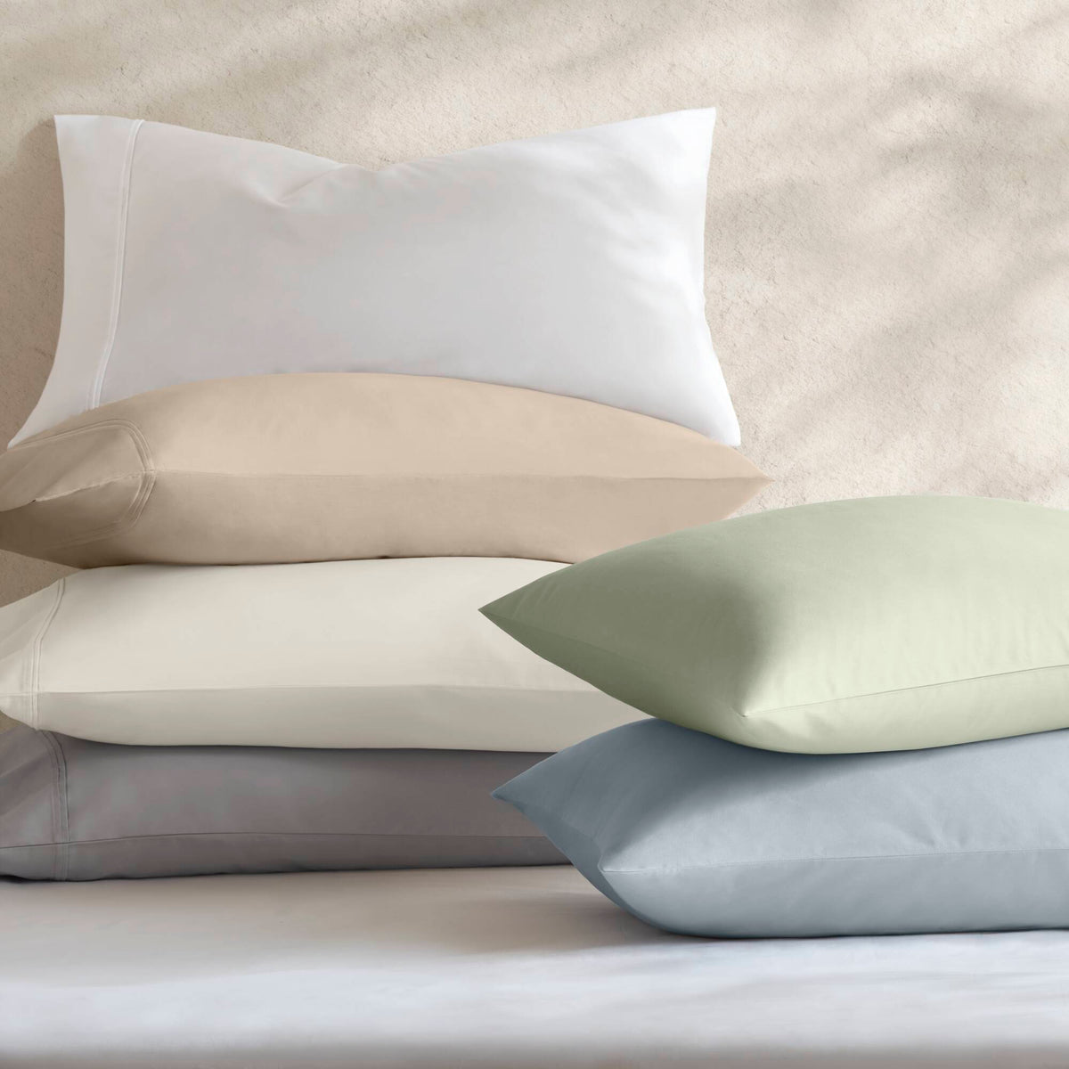 Standard Sateen Pillowcase Set - Linen