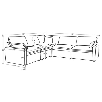Hollander - Power Reclining Sectional