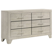 Strout - 6 Drawer Dresser - Cream