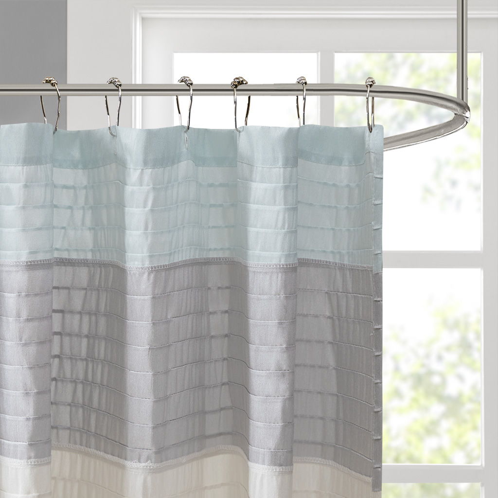 Amherst - Shower Curtain - Aqua